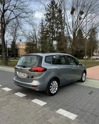 Opel Zafira cena 33900 przebieg: 144000, rok produkcji 2012 z Łomża małe 301